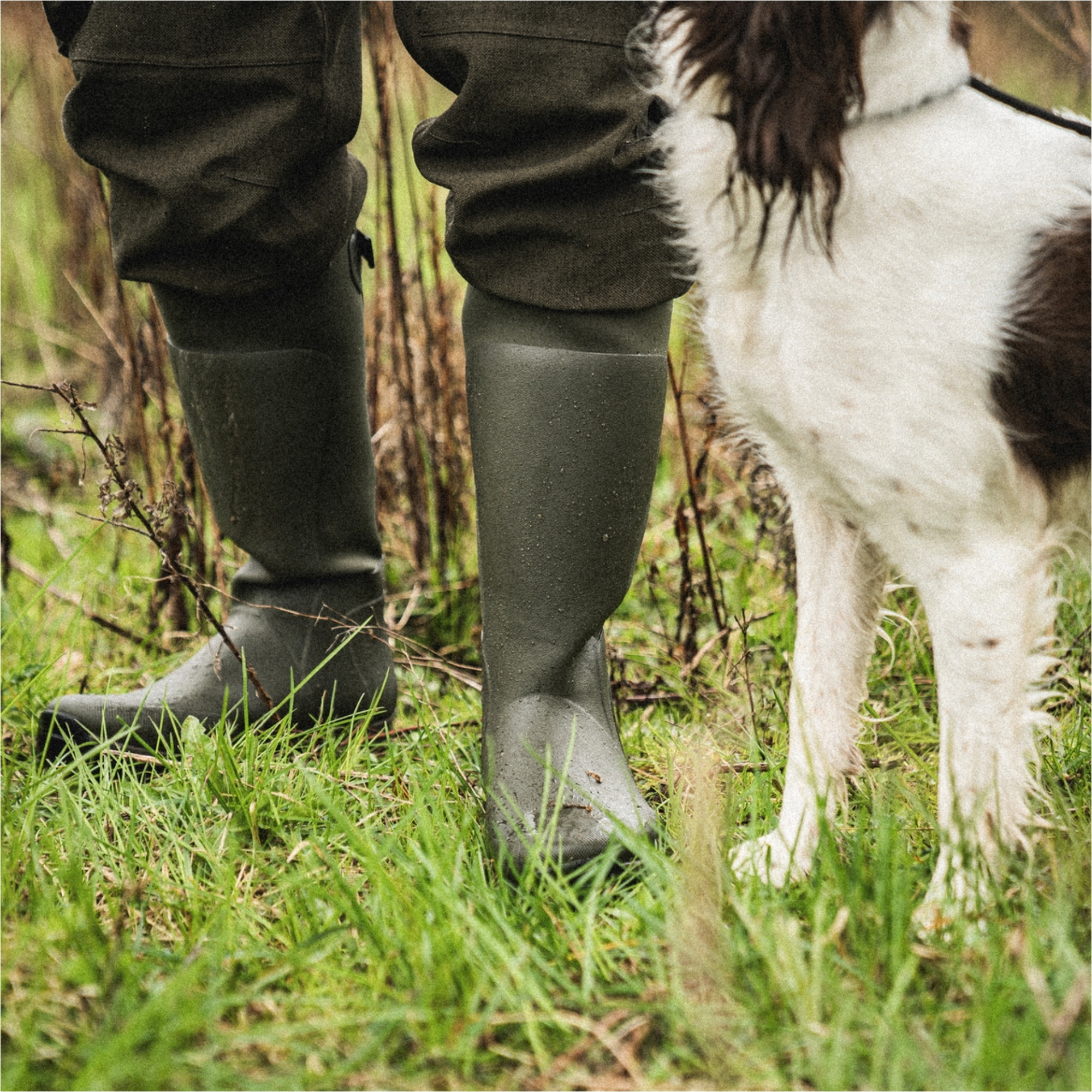 Seeland Mens Hillside Flex Wellington Boots 40383 - Pine Green